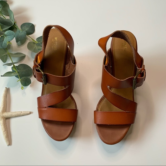 Mossimo Supply Co. Women’s Strappy Wedge Sandals, Size 8.5 - Picture 2 of 7